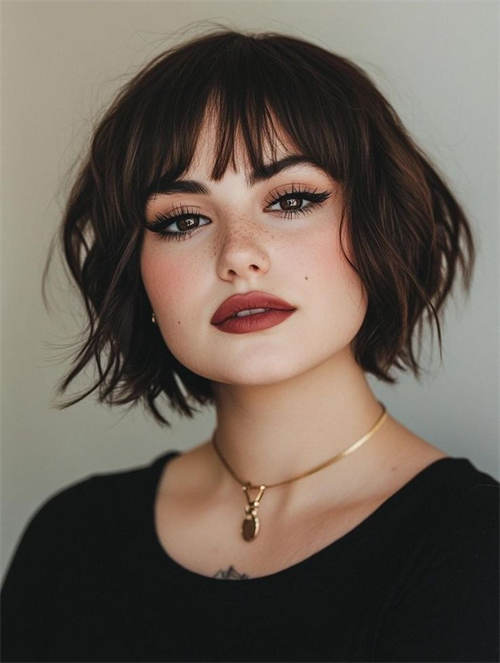 Dark Textured Bob with Bangs.jpg